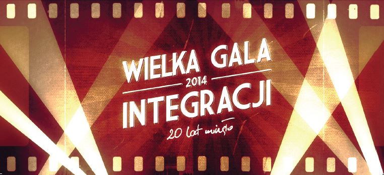 Grafika promująca Wielką Galę Integracji 2014