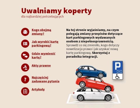 Widok strony głównej serwisu kartaparkingowa.pl