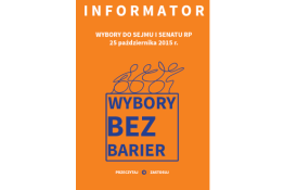 Okładka publikacji Informator Wybory bez barier