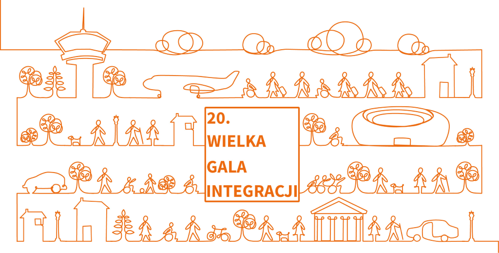 Grafika towarzysząca Wielkiej Gali Integracji 2015