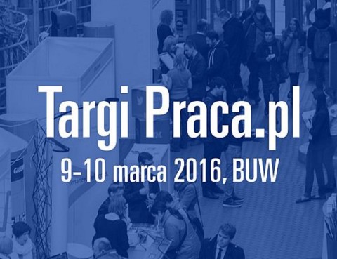 napis Targi Praca.pl, 9-10 marca 2016, BUW