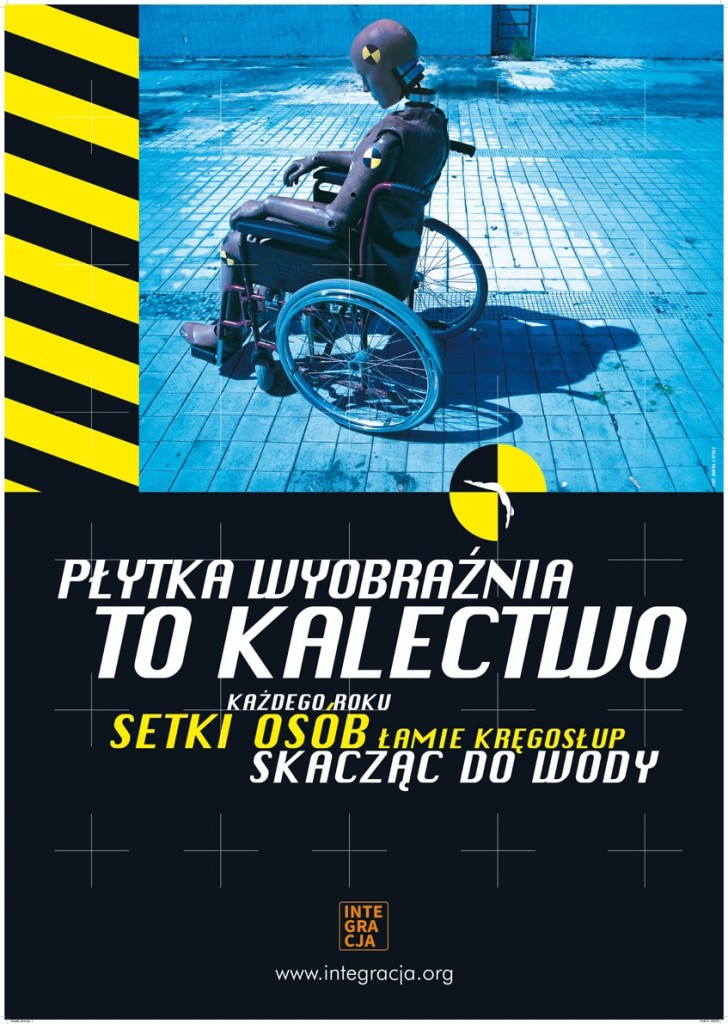 plakat kampanii Płytka wyobraźnia to kalectwo