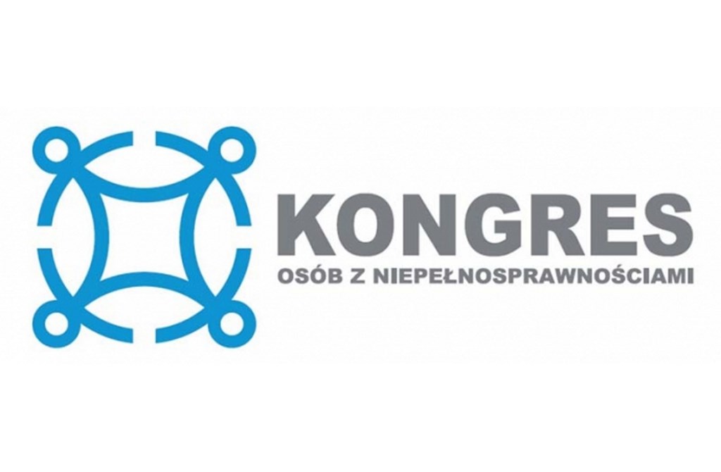 logo z napisem Kongres Osób z niepełnosprawnościami