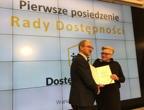 Ewa Pawłowska, prezes Integracji dołączyła do Rady Dostępności